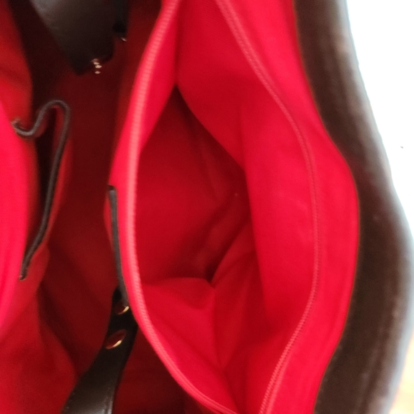 Dooney & Bourke Giraffe Print Shoulder Bag - Brown and Black - Picture 12 of 15